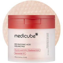 Load image into Gallery viewer, Medicube Red Succinic Acid Peeling Pads 70pcs