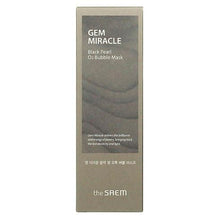 Load image into Gallery viewer, the SAEM Gem Miracle Black Pearl 02 Bubble Mask 105g
