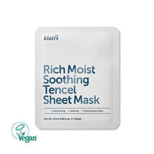Load image into Gallery viewer, Klairs Rich Moist Soothing Tencel Sheet Mask 25ml x 10ea

